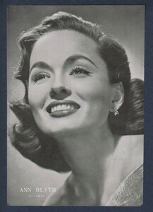  scraps #1953 year [ Anne * Blythe /e Star * Williams ][ B rank ] volume head gravure 