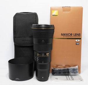 即決 良品 動作保証 Nikon AF-S NIKKOR 500mm F5.6E PF ED VR 箱、ケース付き