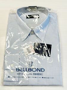 (送料無料)新品未使用品 BELLBOND メンズ ビジネスシャツ ☆サイズS〜M えり回り38㎝、裄丈76㎝☆素材 ポリエステル65%、綿35%