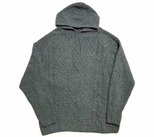 【00s〜 ARAN SWEATER MARKET】Hoodie Aran Sweater / vetera ニット パーカー フーディー　セーター アランセーター
