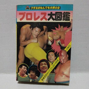  Professional Wrestling большой иллюстрированная книга крышка mi. .. тоже большой .. Showa 55 год 7 месяц повторный версия 