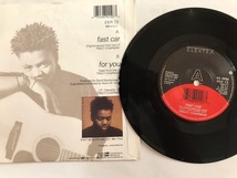 ■UKオリジ7■TRACY CHAPMAN-トレイシー・チャップマン/FAST CAR b/w FOR YOU 1988年 英ELEKTRA 美品_画像2