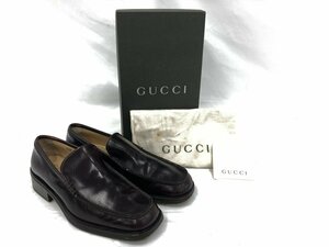 GUCCI グッチ ローファー 革靴 サイズ：41 1/2 E【BKAA5001】