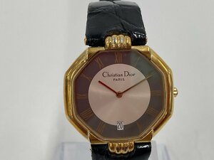 Christian Dior　ディオール　腕時計　D45-154　稼動【BKAE3053】