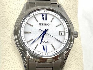 SEIKO　セイコー　DOLCE　ドルチェ　ソーラー　腕時計　7B24-0BM0　稼動　箱/説明書付き【BKAE3032】