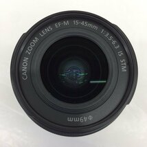 Canon キヤノン EOS M6 ZOOM LENS FM-M 15-45mm 1:3.5-6.3 IS STM カメラ レンズキット 使用説明書有 デジタル一眼【BKAD7004】_画像8