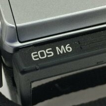 Canon キヤノン EOS M6 ZOOM LENS FM-M 15-45mm 1:3.5-6.3 IS STM カメラ レンズキット 使用説明書有 デジタル一眼【BKAD7004】_画像6