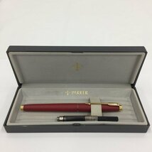 PARKER　パーカー　万年筆　ペン先14K　レッド　箱付き【BKAE2043】_画像10