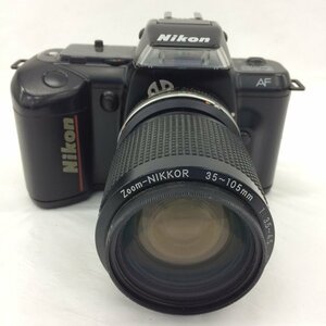 Nikon ニコン 一眼レフ フィルムカメラ F-401 レンズ　35-105mm 1:3.5-4.5 ジャンク【BKAG7036】