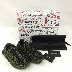 DOLCE&GABBANA　ドルチェ＆ガッバーナ　スニーカー　CS1724　B9N02　41　箱付き【BKAH5007】