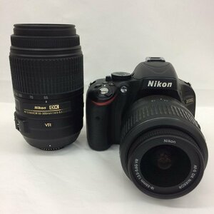 Nikon ニコン デジタル一眼レフカメラ D5100 ダブルズームキット 箱付【BKAG7010】