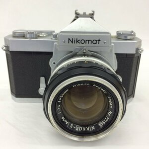 Nikomat ニコマット　本体＋レンズ　NIKKOR-S Auto 1:1.4 f=50mm No.721344　本体ケース付き【BKAH7021】