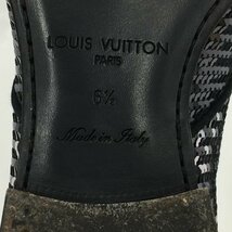 LOUIS VUITTON ルイ・ヴィトン 靴 NI0143 6 1/2 黒【BKAK4018】_画像7
