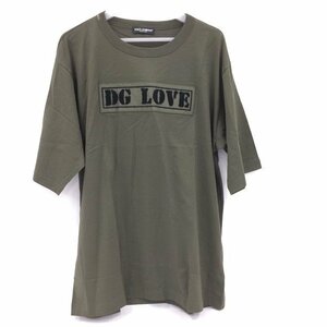 DOLCE＆GABBANA ドルチェ＆ガッバーナ 半袖シャツ グレー DGLOVE 表記サイズ48【BKAM2026】