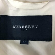 BURBERRY GOLF バーバリーゴルフ フードブルゾン チェック ベージュ Mサイズ【BKAP5057】_画像4