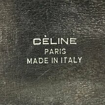 CELINE セリーヌ ショルダーバッグ 黒 Cマカダム【BJBA9017】_画像8