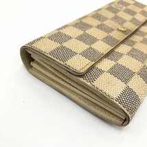 LOUIS VUITTON ルイヴィトン 財布 ダミエアズール ポルトフォイユサラ N61735/MI1057【BJBB6045】_画像3