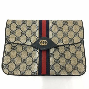 GUCCI　グッチ　オールドグッチ　シェリーライン　クラッチバッグ【BJBD6028】