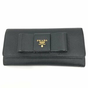 PRADA プラダ サフィアーノ 長財布 1MH132 パスケース 箱 ギャラ付き【BJBE6013】