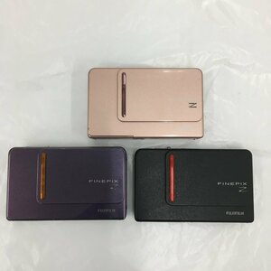 FUJIFILM 富士フィルム　コンパクトデジタルカメラ　FinePix　Z300 ピンクゴールド/パープル/ブラック 3色3点　おまとめ【BJBE3033】