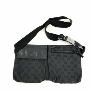 GUCCI　グッチ　ウエストポーチ　ボディバッグ　GGキャンバス　28566/0032058【BKAB4021】