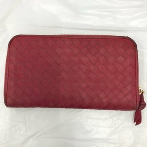 BOTTEGA VENETA ボッテガヴェネタ 長財布 赤 114076 V0013 6441【BKAG9032】