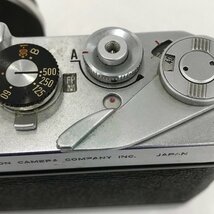 Canon キヤノン　レンジファインダーカメラ　No.577514　50mm f:1.8　ケース付き【BKAE5064】_画像9