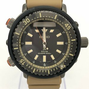 SEIKO　セイコー　プロスペックス　腕時計　ソーラー　SS×ラバー　H851-00B0/037171　黒文字盤【BKAC1033】