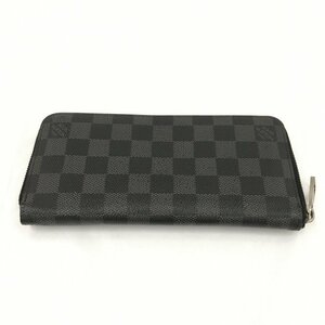 LOUIS VUITTON ルイ・ヴィトン ダミエグラフィット ジッピーウォレットヴェルティカル N63095 イニシャル入り【BJAY4009】