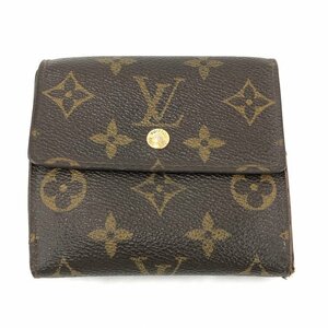 LOUIS VUITTON ルイ ヴィトン モノグラム Wホック財布 M61654/SP0096【BKAF6026】