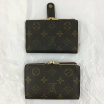 Louis Vuitton ルイヴィトン 財布 モノグラム ポルトモネビエヴィエノワ M61663 2点まとめ MI0032/CA0958【BKAG5011】_画像2