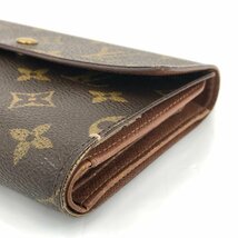 LOUIS VUITTON ルイ ヴィトン モノグラム インターナショナル M61217/SP0030 財布【BKAF6035】_画像4