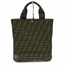 FENDI　フェンディ　ズッカ　トートバッグ　2454/26555/99【BKAH3042】_画像2