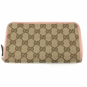 GUCCI グッチ GG キャンバス ジッピーウォレット 363423 2067 長財布【BKAI5029】