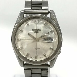 SEIKO セイコー　腕時計　5 ファイブ　21JEWELS　SS　自動巻き　6119-8020　7N1955【BKAJ1014】