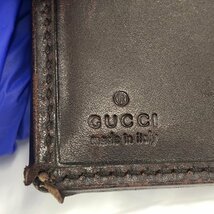 GUCCI　グッチ　二つ折り財布　138029.0959　箱付き【BKAL6059】_画像7