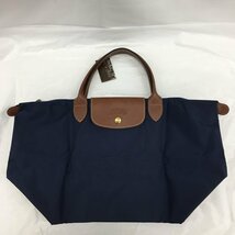 Longchamp ロンシャン トートバッグ 紺色 ナイロン【BKAL9038】_画像1