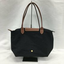 Longchamp ロンシャン トートバッグ 黒 ナイロン 【BKAL9015】_画像2