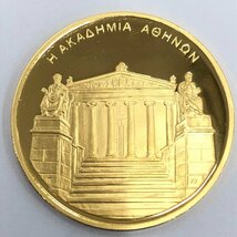 K24　アテネオリンピック　記念金貨　100ユーロ　3枚まとめ　総重量30.1g【BKAO6003】_画像4