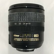 Nikon ニコン AF-S NIKKOR 18-70mm 1:3.5-4.5G カメラレンズ【BKAD5003】_画像5