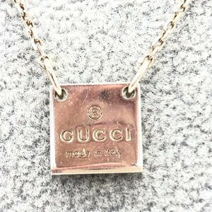 GUCCI　グッチ　Ag925　ネックレス　総重量5.9g【BKAO0047】