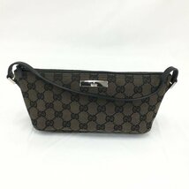 GUCCI グッチ ポーチ GG 黒 039 1103 2123【BKAO2040】_画像1