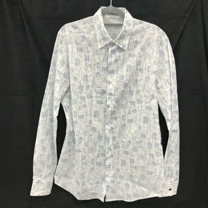 ERMES　エルメス　柄シャツ　サイズ39　15 1/2【BKAN9015】