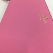 kate spade　ケイトスペード　長財布　ラウンドファスナー　ピンク【BKAQ2042】_画像9