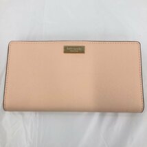 kate spade　ケイトスペード　長財布　札入れ　ピンク【BKAQ3009】_画像1