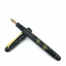 PILOT　パイロット　万年筆　ペン先14K-585　平蒔絵　ジャンク品【BKAQ6035】_画像1