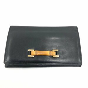 GUCCI グッチ 財布 黒 バンブー 【BKAR6080】