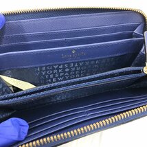 KATE SPADE ケイトスペード 長財布 紺色 S338【BKAR6026】_画像5