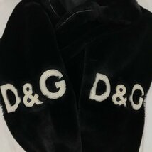 DOLCE＆GABBANA ドルチェ＆ガッバーナ ジャケット 毛皮 黒 Mサイズ 【BKAR3026】_画像5