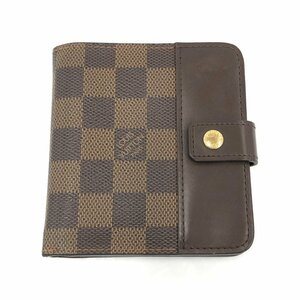 Louis Vuitton ルイヴィトン　ダミエ　コンパクトジップ　N61668 【BKAT6014】